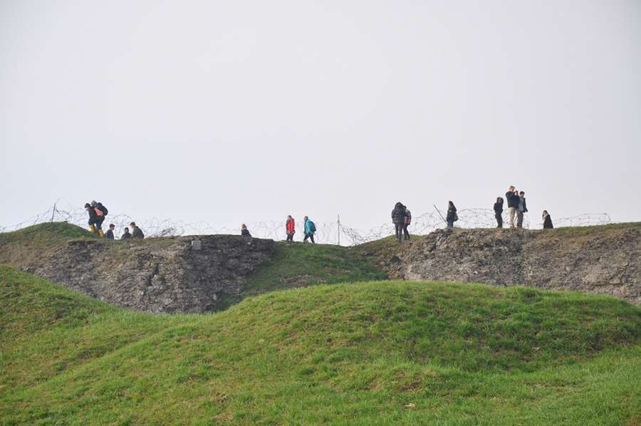 Ici de jeunes soldats ont fini leur vie.