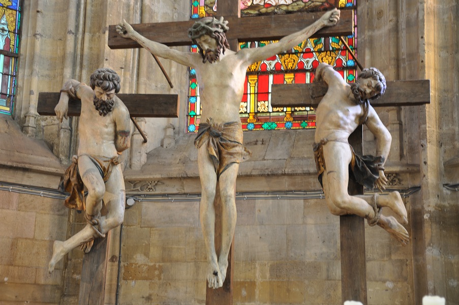 le christ et les deux larrons